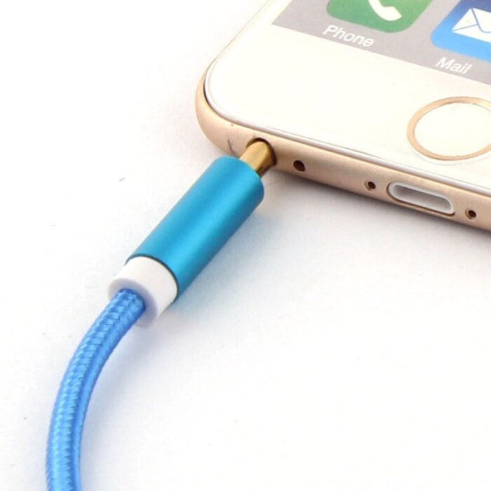 ⁦كابل أواكس لنقل الصوت لون أزرق⁩ - الصورة ⁦3⁩