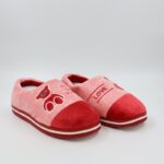 شبشب شتوي فرو مع كاحل للنساء لون زهري