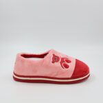 ⁦شبشب شتوي فرو مع كاحل للنساء لون زهري⁩ - الصورة ⁦3⁩