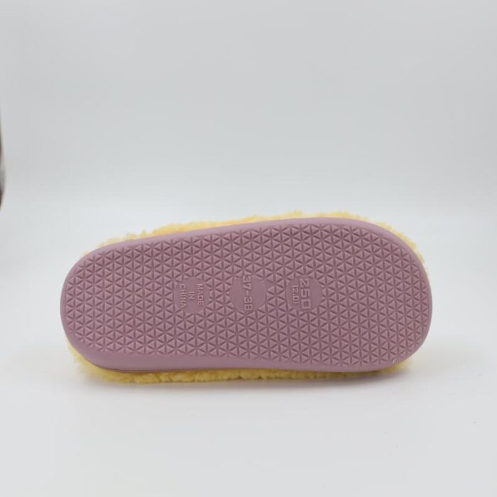 ⁦شبشب شتوي فرو مع كاحل للنساء لون زهري⁩ - الصورة ⁦6⁩