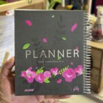 بلانر سلك من الاديب بتصميم ورود لون زهري وسكني مقاس 20*17