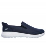 ⁦حذاء سكيتشرز جو ووك ماكس للرجال لون كحلي ونعل أبيض- Skechers Men's GOwalk Max - Clinched Shoes⁩ - الصورة ⁦5⁩