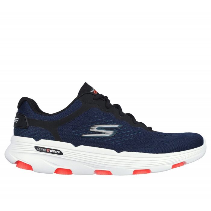 ⁦حذاء سكيتشرز جو رن 7.0 للرجال لون كحلي وأسود ونعل أبيض- Skechers Men's Go Run 7.0 Shoes⁩ - الصورة ⁦5⁩