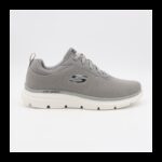 ⁦Skechers Men's Burns 2.0 Dorlus Shoes - حذاء سكيتشرز برنز 2.0 للرجال لون رمادي ونعل أبيض⁩ - الصورة ⁦2⁩