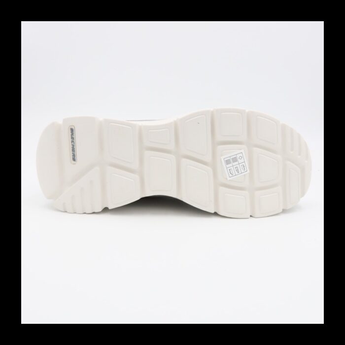 ⁦Skechers Men's Burns 2.0 Dorlus Shoes - حذاء سكيتشرز برنز 2.0 للرجال لون رمادي ونعل أبيض⁩ - الصورة ⁦6⁩