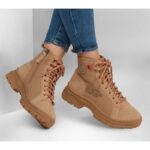⁦Skechers Women's BOBS Broadies - Combat Cutie Shoes - حذاء سكيتشرز بوبس برودز للنساء لون بيج⁩ - الصورة ⁦3⁩