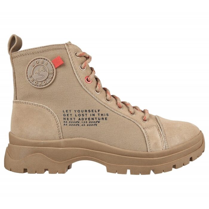 ⁦Skechers Women's BOBS Broadies - Combat Cutie Shoes - حذاء سكيتشرز بوبس برودز للنساء لون بيج⁩ - الصورة ⁦4⁩