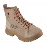 ⁦Skechers Women's BOBS Broadies - Combat Cutie Shoes - حذاء سكيتشرز بوبس برودز للنساء لون بيج⁩ - الصورة ⁦5⁩