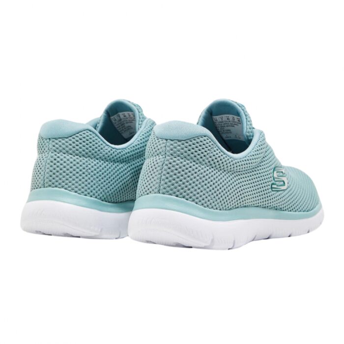 ⁦Skechers Women's Summits - Quick Lapse Shoes حذاء سكيتشرز سوميتس كويك لابس للنساء لون أخضر فاتح ونعل أبيض⁩ - الصورة ⁦2⁩