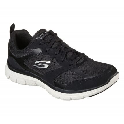 حذاء سكيتشرز فليكس ابريل 4.0-اكتيف فلو للنساء لون أسود وأبيض- Skechers Women's Appeal 4.0 - Active Flow Shoes