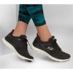 ⁦حذاء سكيتشرز فليكس ابريل 4.0-اكتيف فلو للنساء لون أسود وأبيض- Skechers Women's Appeal 4.0 - Active Flow Shoes‏⁩ - الصورة ⁦5⁩