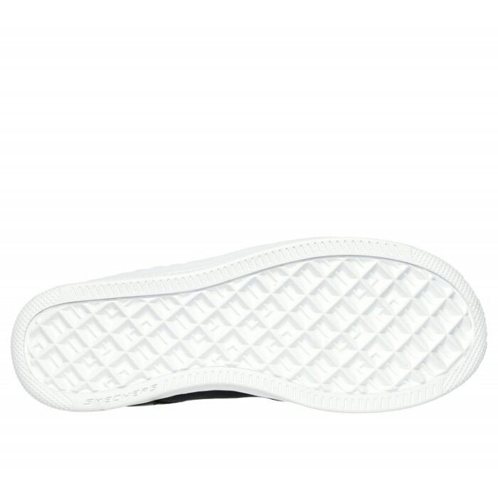 ⁦Skechers Women's Sport Court 92 Shoes - حذاء سكيتشرز كورت 92 للنساء لون أسود ونعل أبيض⁩ - الصورة ⁦3⁩