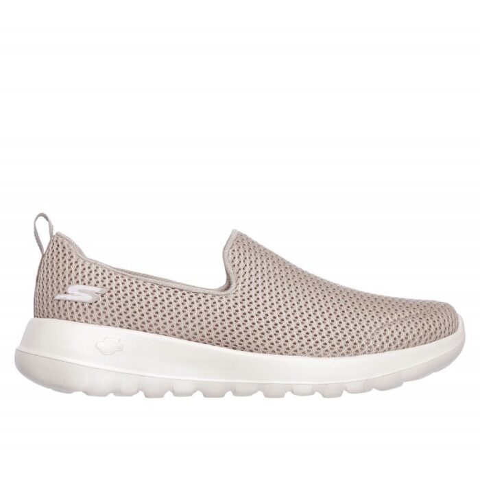 ⁦Skechers Womens' Go Walk Joy Shoes- حذاء سكيتشرز جو ووك جوي بدون للنساء لون بيج⁩ - الصورة ⁦5⁩