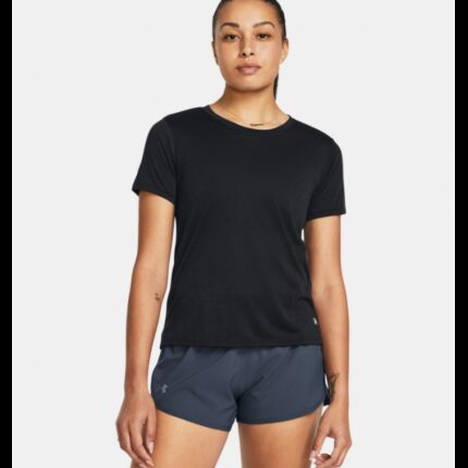 Under Armour Women's Launch Splatter Short Sleeve T-Shirt - Black
