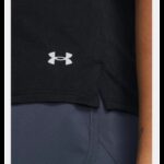 ⁦Under Armour Women's Launch Splatter Short Sleeve T-Shirt - Black⁩ - الصورة ⁦3⁩