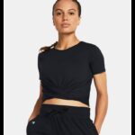 ⁦Under Armour Women's UA Motion Crossover Crop Short Sleeve⁩ - الصورة ⁦4⁩