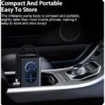 ⁦مضخة هواء منفاخ إلكتروني محمول لإطارات السيارة والدراجات - حجم مناسب لليد⁩ - الصورة ⁦3⁩