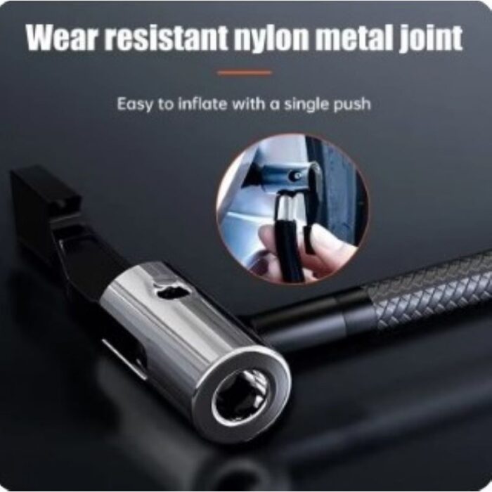 ⁦مضخة هواء منفاخ إلكتروني محمول لإطارات السيارة والدراجات - حجم مناسب لليد⁩ - الصورة ⁦5⁩