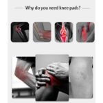 ⁦مشد ركبة مع أشرطة قابلة للتعديل - يوفر الضغط والحماية  لتحسين الأداء ومنع الإصابات - يمكن ارتداؤه أثناء الجري وفي أي وقت ومكان - مقاس Small - لون أخضر مع أسود⁩ - الصورة ⁦6⁩