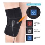 مشد تدفئة كهربائي للركبة من خلال سلك USB - تدعم الركبة بالتدفئة لتخفيف الالام