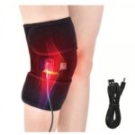 ⁦مشد تدفئة كهربائي للركبة من خلال سلك USB - تدعم الركبة بالتدفئة لتخفيف الالام⁩ - الصورة ⁦2⁩