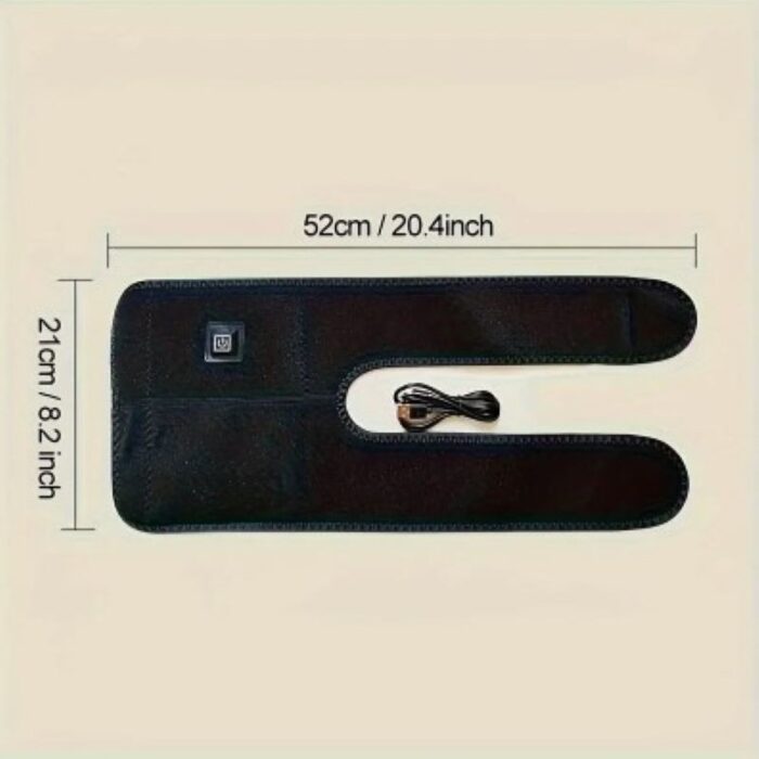 ⁦مشد تدفئة كهربائي للركبة من خلال سلك USB - تدعم الركبة بالتدفئة لتخفيف الالام⁩ - الصورة ⁦3⁩