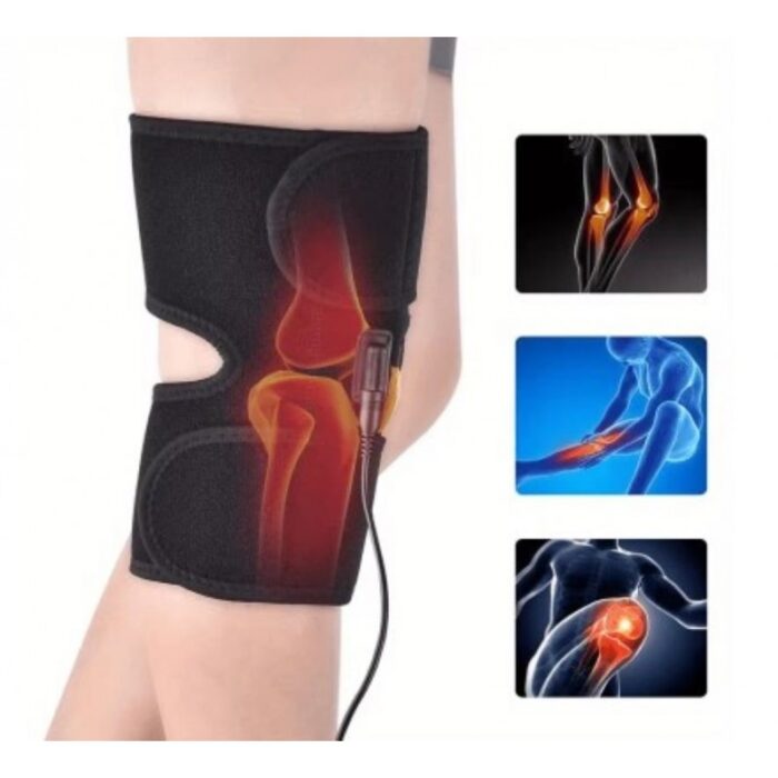 ⁦مشد تدفئة كهربائي للركبة من خلال سلك USB - تدعم الركبة بالتدفئة لتخفيف الالام⁩ - الصورة ⁦4⁩