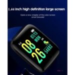 ⁦ساعة ذكية موديل D13 متعددة الوظائف للنساء والرجال والاطفال للرد على المكالمات والتحكم في تشغيل الموسيقى والعديد من الوظائف- لون أسود⁩ - الصورة ⁦3⁩