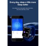 ⁦ساعة ذكية موديل D13 متعددة الوظائف للنساء والرجال والاطفال للرد على المكالمات والتحكم في تشغيل الموسيقى والعديد من الوظائف- لون أسود⁩ - الصورة ⁦4⁩