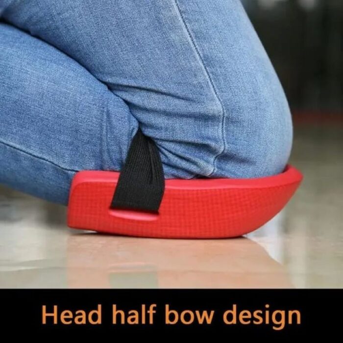 ⁦واقيات للركبة مقاومة للماء مصنوعة من البلاستيك القوي من الخارج ومن الإسفنج الناعم من الداخل لتوفير حماية فائقة للركبة أثناء العمل اليدوي⁩ - الصورة ⁦2⁩