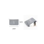 ⁦بكج قطع تخزين الملابس لحقيبة السفر-  عدد 10 مصنوعة من قماش  مقاوم للماء ، ناعم ، مضاد للتجاعيد ومقاوم للإهتراء-  لون رمادي غامق⁩ - الصورة ⁦6⁩