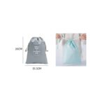 ⁦بكج قطع تخزين الملابس لحقيبة السفر-  عدد 10 مصنوعة من قماش  مقاوم للماء ، ناعم ، مضاد للتجاعيد ومقاوم للإهتراء-  لون رمادي غامق⁩ - الصورة ⁦8⁩