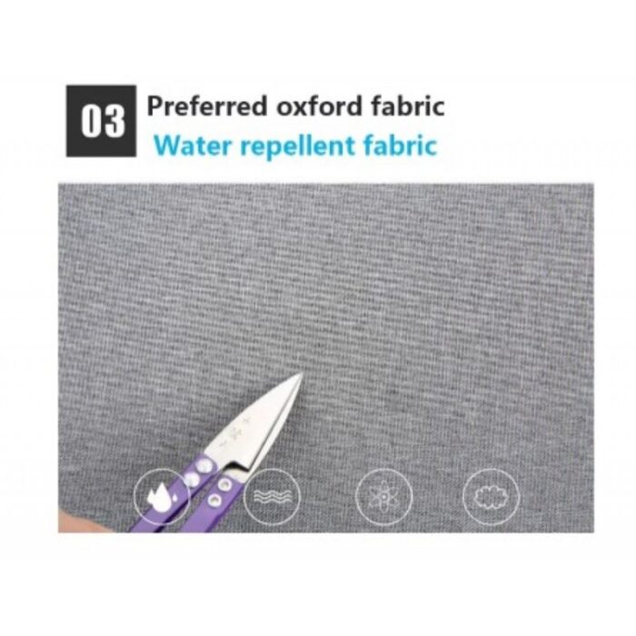 ⁦شنتة لابتوب ظهر للرجال مع مدخل USB ومقاومة لرذاذ الماء  وخفيفة الوزن - مناسبة للابتوب حجم 15.6 بوصة - لون أسود مع سكني - ماركة CHREPOE⁩ - الصورة ⁦4⁩