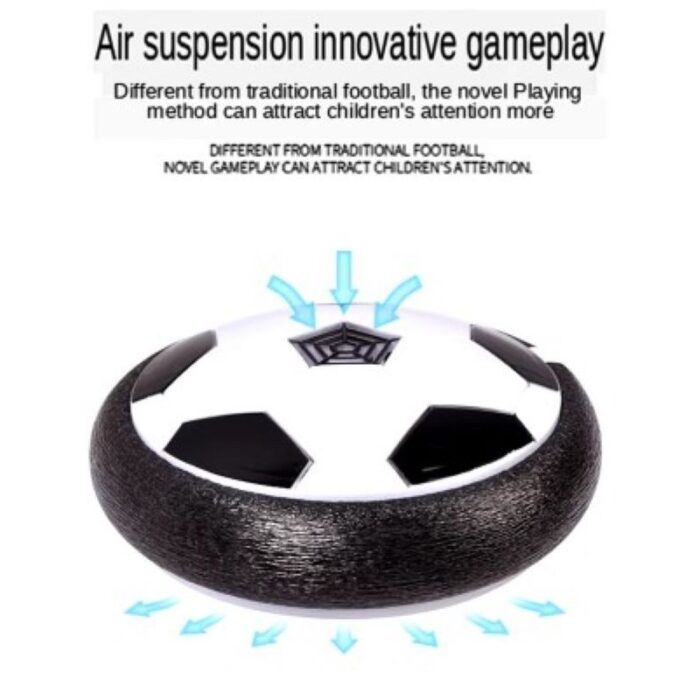 ⁦لعبة كرة قدم اسفنجية مضيئة ترند للأطفال آمنة للعب في المنزل  وعلى الاطفال دون كسر اي شيء  - مصنوعة من البلاستيك المتين والاسفنج- تعمل بالبطارية -  مع إضاءة LED⁩ - الصورة ⁦2⁩