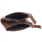 ⁦جزدان  محفظة رجالي أصلي  يتسع للهوية فخم مصنوع من جلد البقر الطبيعي ذات جودة عالية - جيوب متعددة  تتسع لكافة المستلزمات كالبطاقات والنقود  - لون بني⁩ - الصورة ⁦5⁩