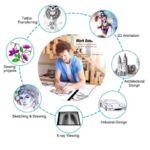 ⁦لوحة نسخ الرسم مع إضاءة LED -آمنة تماما على العين - مع 3 مستويات إضاءة- تعمل بمنفذ USB - خفيفة الوزن ورقيقة - مقاس A4⁩ - الصورة ⁦7⁩