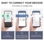 ⁦طابعة باركود حرارية بدون حبر لطباعة ملصقات وباركود- محمولة وتعمل عن طريق البلوتوث عبر الجوال- البطارية 1500 ميلي أمبير- مع رول ورق كهدية -ماركة Niimbot B1⁩ - الصورة ⁦5⁩