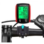 ⁦عداد رقمي للدراجة يقوم بحساب المسافات مع شاشة رقمية LCD وإضاءة خلفية- مقاوم للماء -يتم شحنه بسلك شحن Type C - لون أسود⁩ - الصورة ⁦3⁩