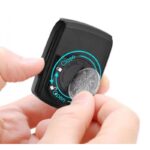 ⁦عداد رقمي للدراجة يقوم بحساب المسافات مع شاشة رقمية LCD وإضاءة خلفية- مقاوم للماء  - يتم شحنه بسلك شحن Type C - لون أبيض⁩ - الصورة ⁦4⁩