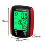 ⁦عداد رقمي للدراجة يقوم بحساب المسافات مع شاشة رقمية LCD وإضاءة خلفية- مقاوم للماء  - يتم شحنه بسلك شحن Type C - لون أبيض⁩ - الصورة ⁦7⁩