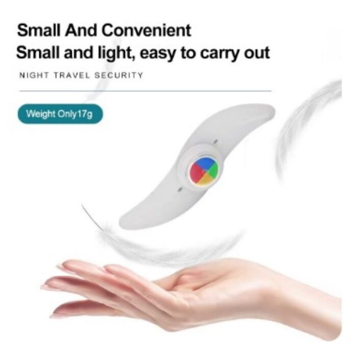 ⁦أضواء فلاش ملونة  لعجلات الدراجات مقاومة للماء- بثلاثة مستويات إضاءة LED - بطارية ليثيوم صغيرة داخلية CR2032 يمكن تغييرها بسهولة⁩ - الصورة ⁦3⁩