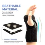 ⁦دعامة مشد كف اليد أوالرسغ أو الابهام قابل للتعديل- تناسب اليد اليسرى - تخفف الالام والحد من الاجهاد والتعب⁩ - الصورة ⁦2⁩