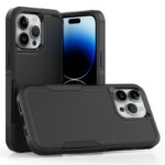 ⁦Force Steel Defender phone cover IPHONE 14 pro -BLACK⁩ - الصورة ⁦3⁩