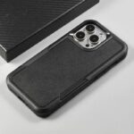 ⁦Force Steel Defender phone cover IPHONE 15 PRO - BLACK⁩ - الصورة ⁦2⁩