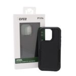 ⁦Force Steel Defender phone cover IPHONE 15 PRO - BLACK⁩ - الصورة ⁦5⁩