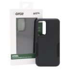 ⁦Force Steel Defender phone cover SAMSUNG S23 PLUS - BLACK⁩ - الصورة ⁦6⁩