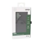 ⁦Force Steel Defender phone cover iPhone 16 - BLACK⁩ - الصورة ⁦9⁩