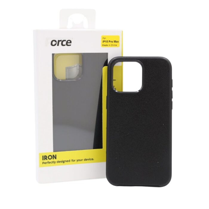 ⁦FORCE IRON IPHONE 15 PRO MAX- BLACK⁩ - الصورة ⁦8⁩