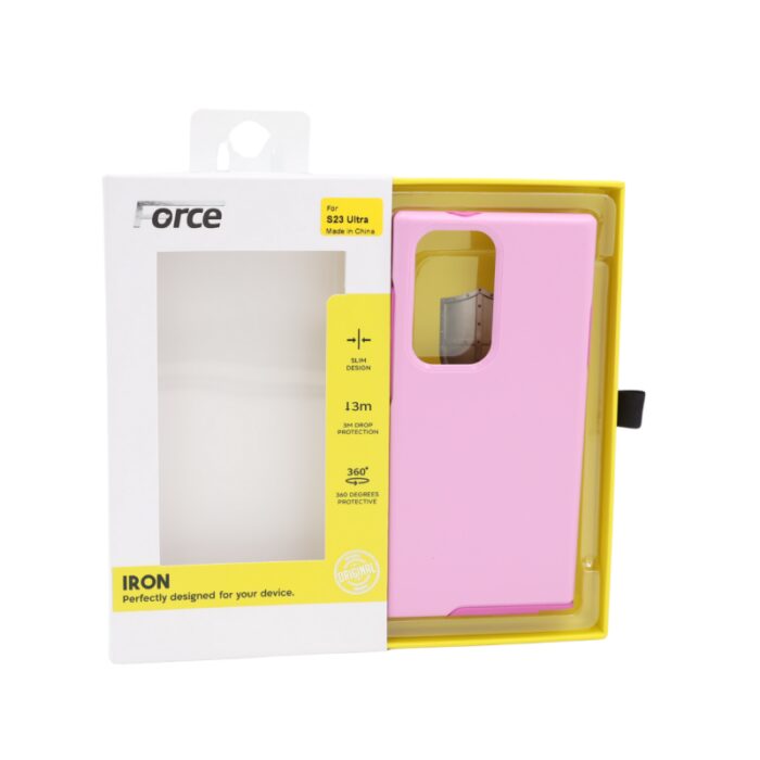 103375871_67dc9eed3b44f FORCE IRON SAMSUNG S23 ULTRA - PINK - الصورة 1