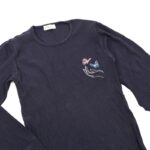 ⁦بلوزة قطن للأطفال ربيعية لون كحلي⁩ - الصورة ⁦2⁩